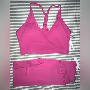 Paragon Fitwear RecStretch Icon SculptSeam Legging & Legend Brami in Ribbon Sz M